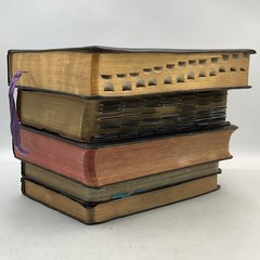 Lot Of 5 Bibles: NASB, New American, NAB, Nave’s Topical, Hurlbut Hardcover
