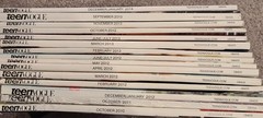 Teen Vogue Fashion Model Y2K Music Runway Magazine Lot Girls catalog Ad 2012