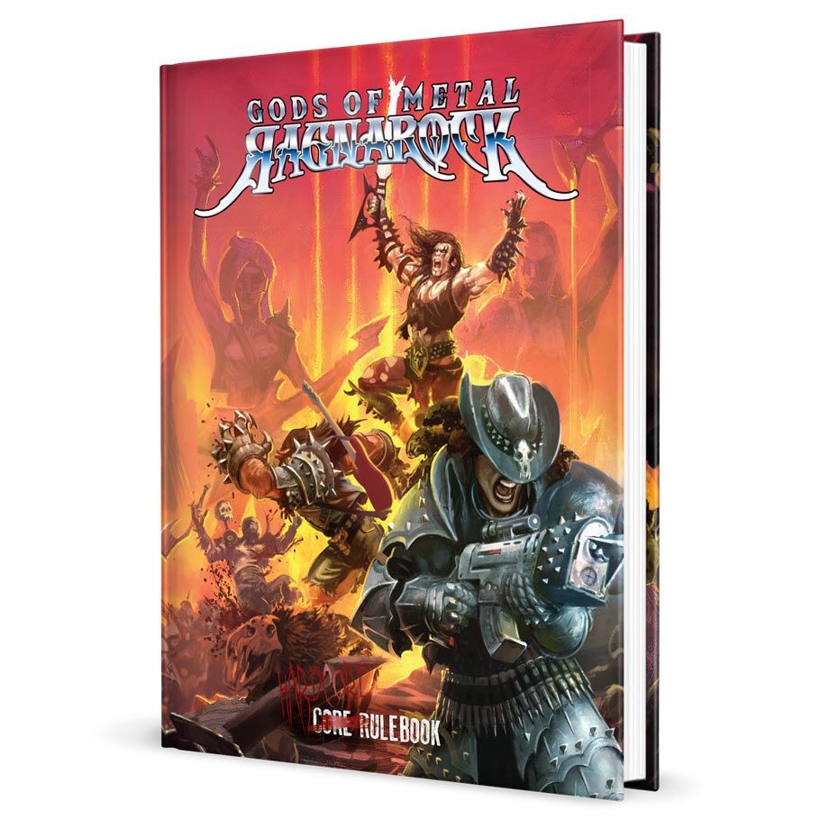Renegade Game Studios Gods Of Metal Ragnarock Core Rulebook Tabletop Rpg