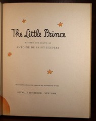 Antoine De Saint-Exupery / The Little Prince Le Petit Prince 1st Edition 1943