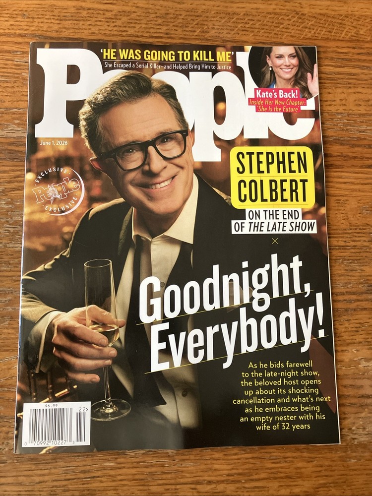 People Magazine June 1 2026 Stephen Colbert Brooke Shields Jet Li Kylie Minogue