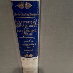 A Psycho-Analytic Dialogue Freud Abraham Basic Books 1965 Hardcover Ex-Library