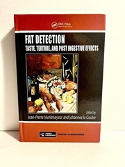 Fat Detection Taste, Texture, And Post Ingestive Effects Frontiers Textbook New