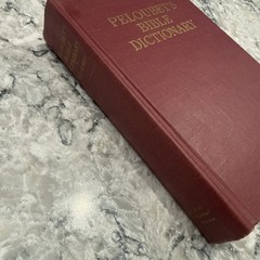 Vintage 1947 Peloubet’s Bible Dictionary Illustrated Biblical Reference Book
