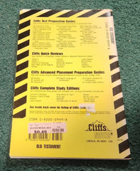 1997 CLIFFS NOTES ON OLD TESTAMENT 96 Pages