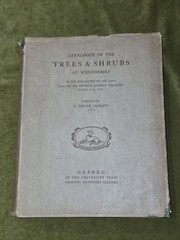 Catalogue of the Trees and Shrubs At Westonbirt 1927 Oxford University Press