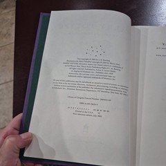 Harry Potter and The Half-Blood Prince 1st Edition 1st Print 652 Pages 11 Error