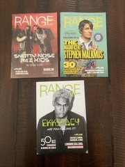 Range Magazine LOT Volumes 7, 10, & 13 2023-25 Stephen Malkmus Pavement Oasis
