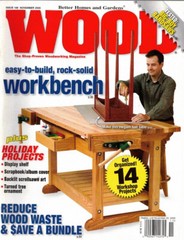 WOOD Magazine ~ 6 Issues of 2005 + June 1989 ~ 784 Pages! ~ Excellent Condition