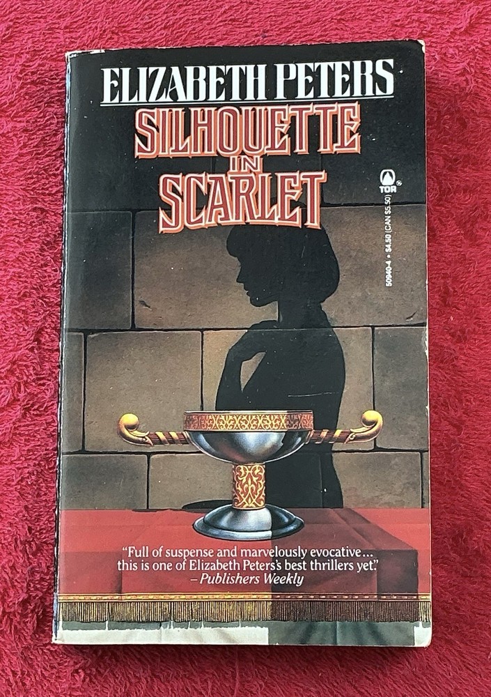 Silhouette In Scarlet By Elizabeth Peters Paperback Vintage