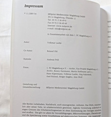 RAR Buch 1.FC Magdeburg Blau-Weißes Lexikon 2005 40 Jahre FCM DDR Fußball EC 74