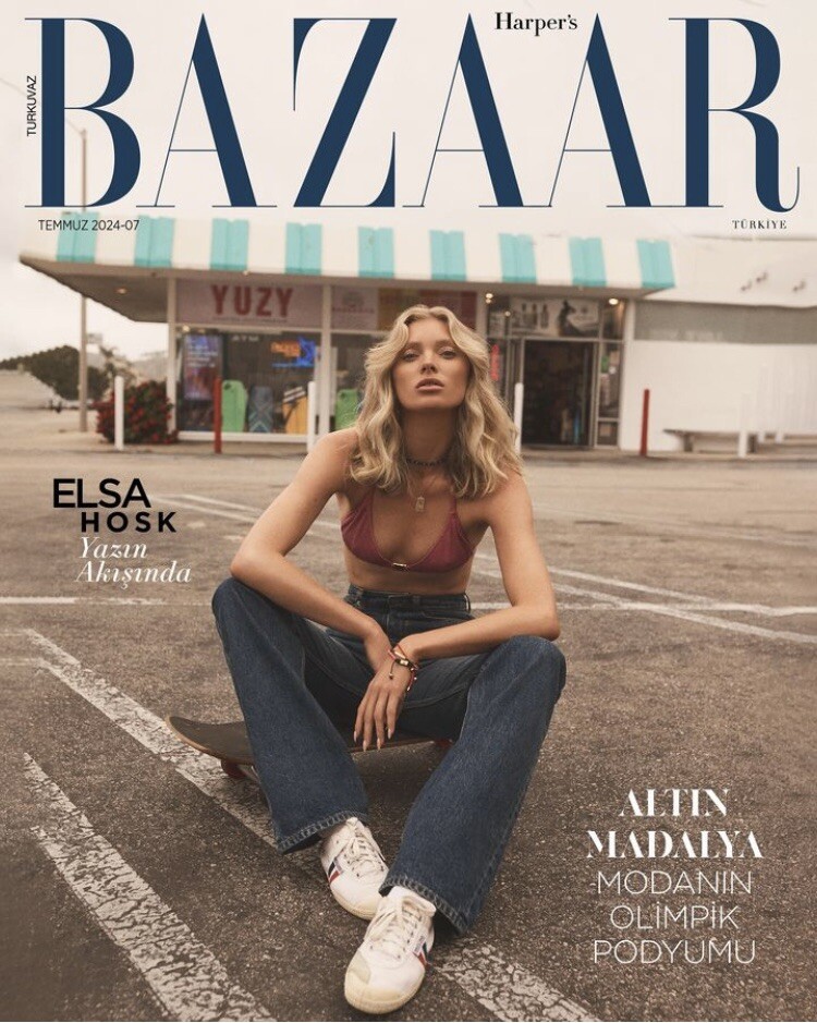 Harper’s Bazaar Turkey July 2024 – Elsa Hosk / Fast Shipping Worldwide