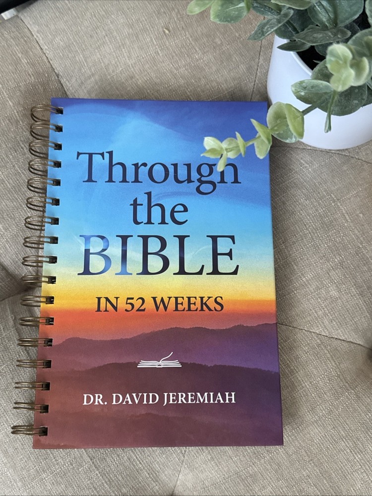 Through the Bible in 52 Weeks Guide – Dr. David Jeremiah HC/Spiral 2022