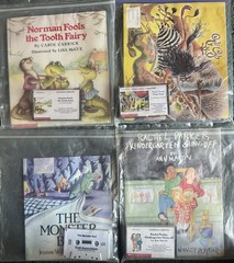 Vintage Scholastic Children’s Books With Matching Cassettes Lot 4 Tested Works
