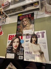 Lot of 3 BUST Magazine Jemma Kirke, Kat Dennings, Rashida Jokes
