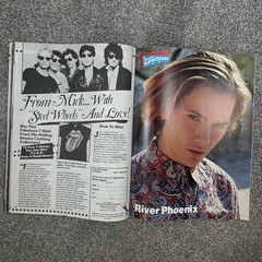 Superstars Magazines Fall 1989 & Winter 1989-90 NKOTB Haim Gibson Depp & Savage