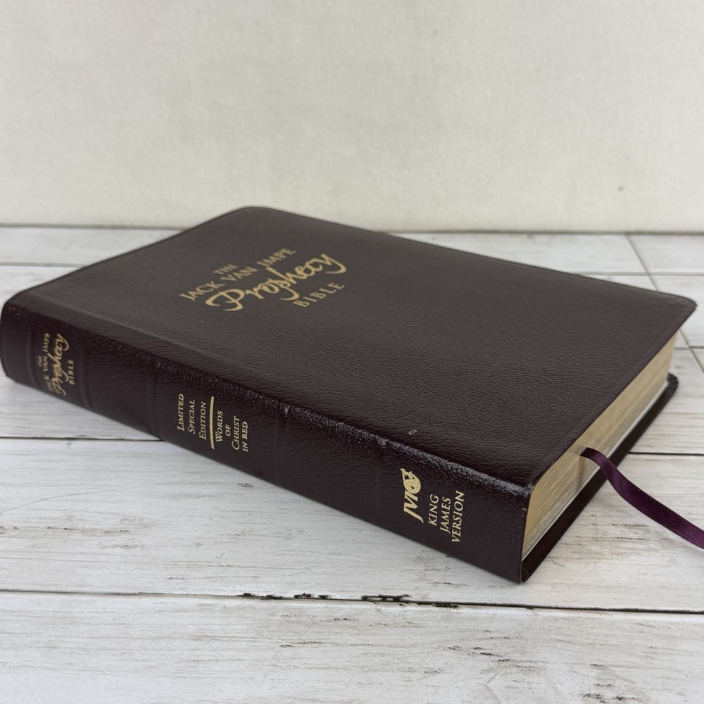 The Jack Van Impe Prophecy Bible-KJV Special Limited Edition Leather Bible