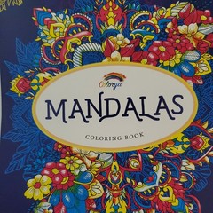 Colorya Mandalas Spiral Adult Coloring Book – 30 Pages