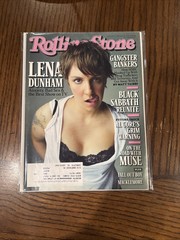 Rolling Stone Magazine Feb 28 2013 Lena Dunham Bagged And Boarded!!!