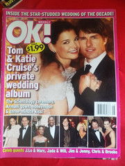 OK ! magazine lot of 3 , Britney , Jennifer , Tom & Kate 2006 issues