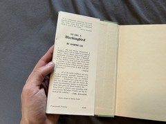 To Kill A Mocking Bird Book By Harper Lee 1960 Fourteenth Impression Printing