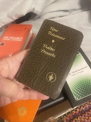 Gideon Bibles 4 pocket size Brown Orange ALL AKJ