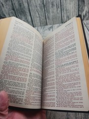 The Holy Bible King James Version Red Letter Dictionary Study Helps Holman 1979