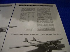 1931 BURNELLI HIGH SPEED TRANSPORT “10-PASSENGERS”.. 2-PAGE SALES AD (568RR)