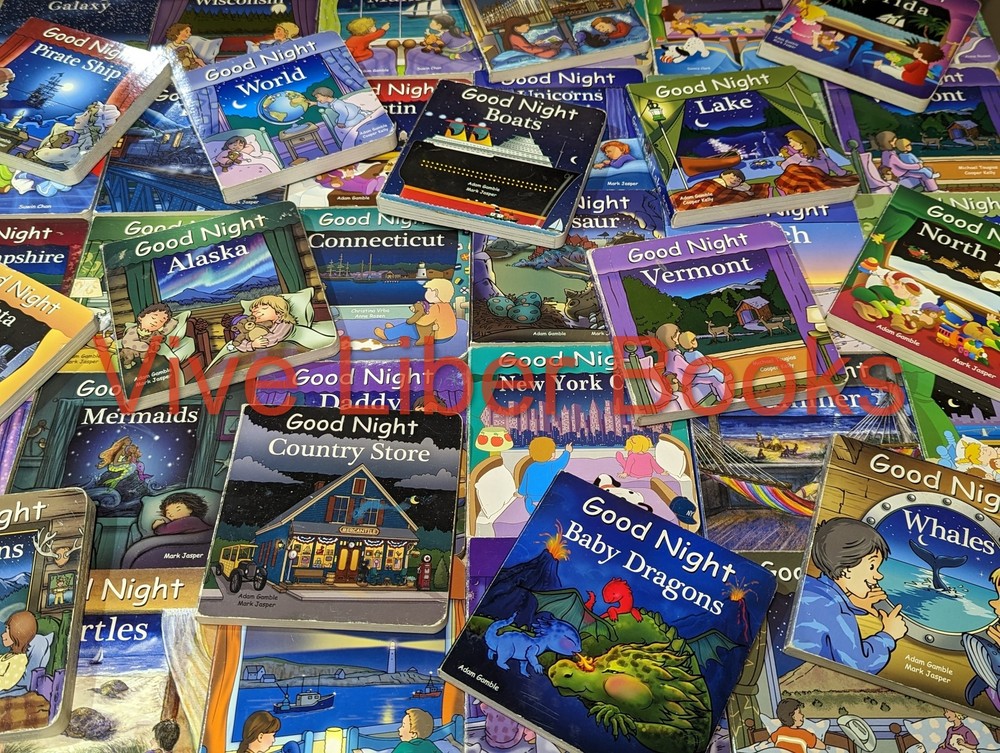 Lot of 10 Good Night Board Books – Random Mix – Kids/Children/Toddlers