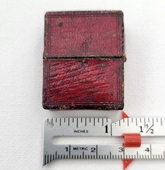 Small Rain Upon the Tender Herb 3rd Ed Red Leather 1832 Victorian Miniature Book