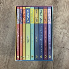 The Roald Dahl Library 9 Illustrated Hardcover Books Box Set Collection Puffin
