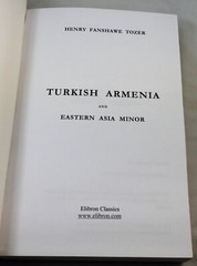 TURKISH ARMENIA AND EASTERN ASIA MINOR by Henry F. Tozer