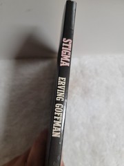 Stigma by Erving Goffman PB First Thus Very Good 1963 Vintage Books! Exc.