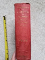 RARE HARDBACK 1856 RECOLLECTIONS OF A LIFE TIME BOOK GOODRICH VOL II 550+ PAGES