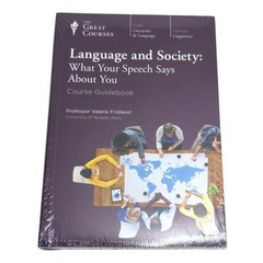 Great Courses Language & Society by Valerie Fridland Transcript, DVD & Guidebook
