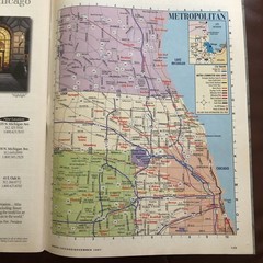 Vintage Chicago Magazine “Where” 130 Pages Shop Dine Ads Maps Booklet 1997