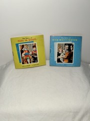 Vintage Lot Of 2 Lollipop Library Illustrated Mini Paper Books USA Made