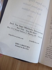 Jack Van Impe Prophecy Bible KJV Red Letter Edition Larger Font Limited Special