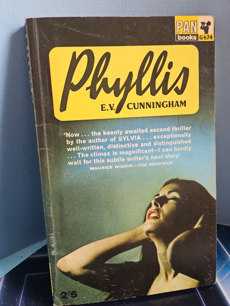 E.V. Cunningham. Phyllis. Pan Books. Vintage Thriller 1963
