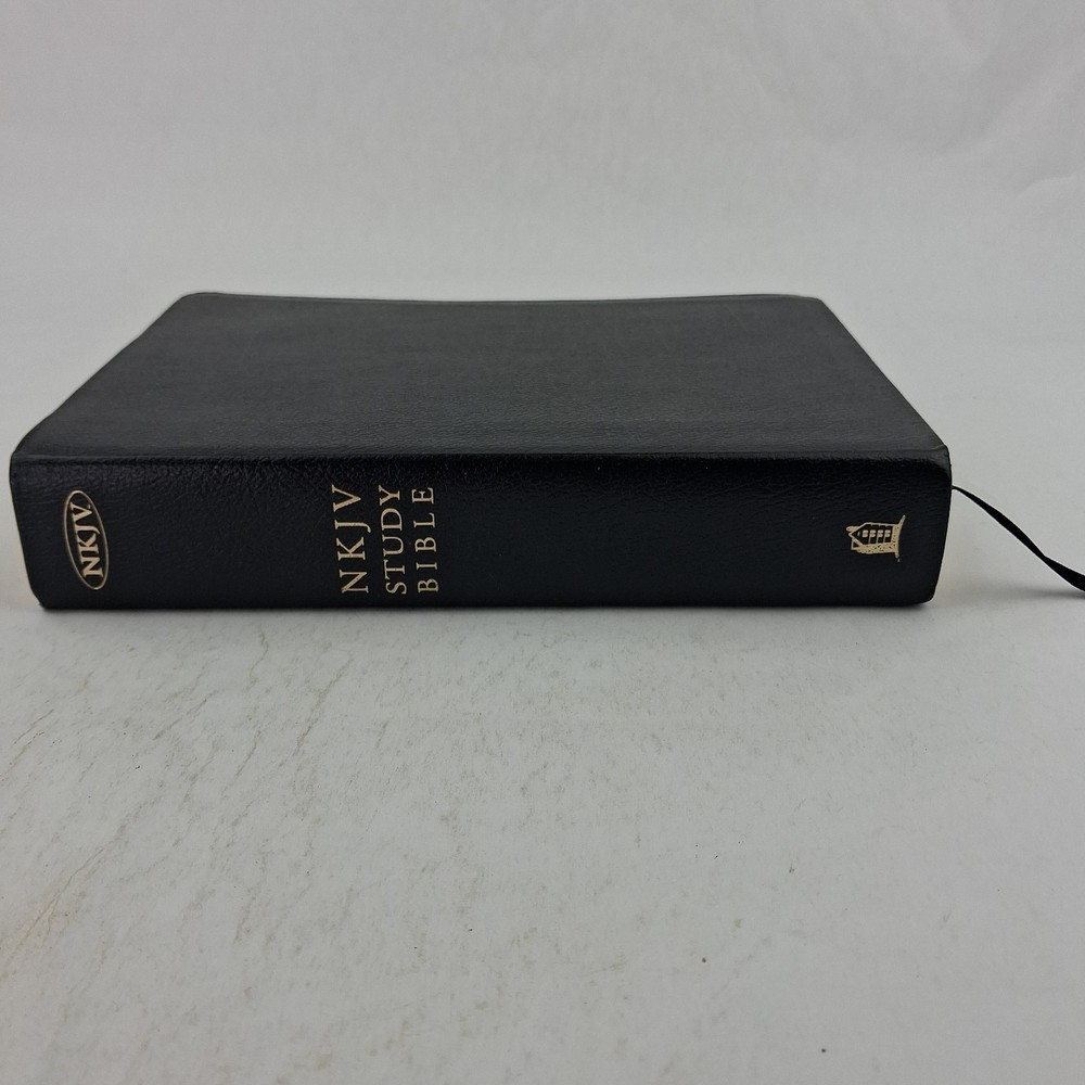 NKJV Study Bible Thomas Nelson Signature Series Black Bonded Leather