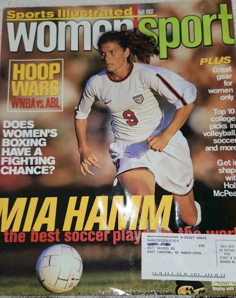 Vintage Sports Illustrated – Women Sport – Mia Hamm – Fall 1997- 174 pages Rare