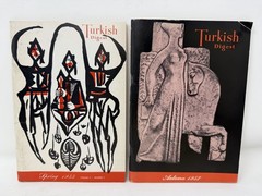 Turkish Digest Magazine Lot of 2 Spring 1955 & Autumn 1957 Turkey Cold War Era
