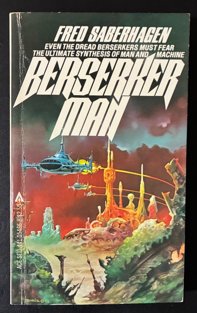 Berserker Man by Fred Saberhagen 1983 Ace Science Fiction Vintage Paperback VG+
