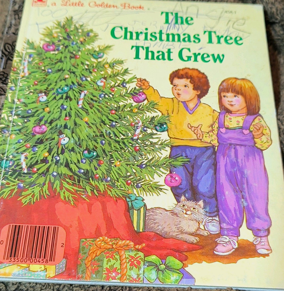 Little Golden Books The Christmas Tree That Grew HC 1987 Phyllis Krasilovsky