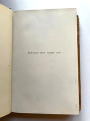 Dennis’ Buffalo NY City Court Act, annotated 1940 Leo Winer Hardcover 550+ pages