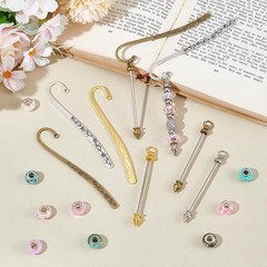 UNICRAFTALE 15Pcs 3 Colors Beadable 20mm x 114mm x 2mm, Mixed