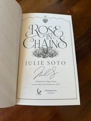 *HANDSIGNED* Illumicrate Rose in Chains by Julie Soto