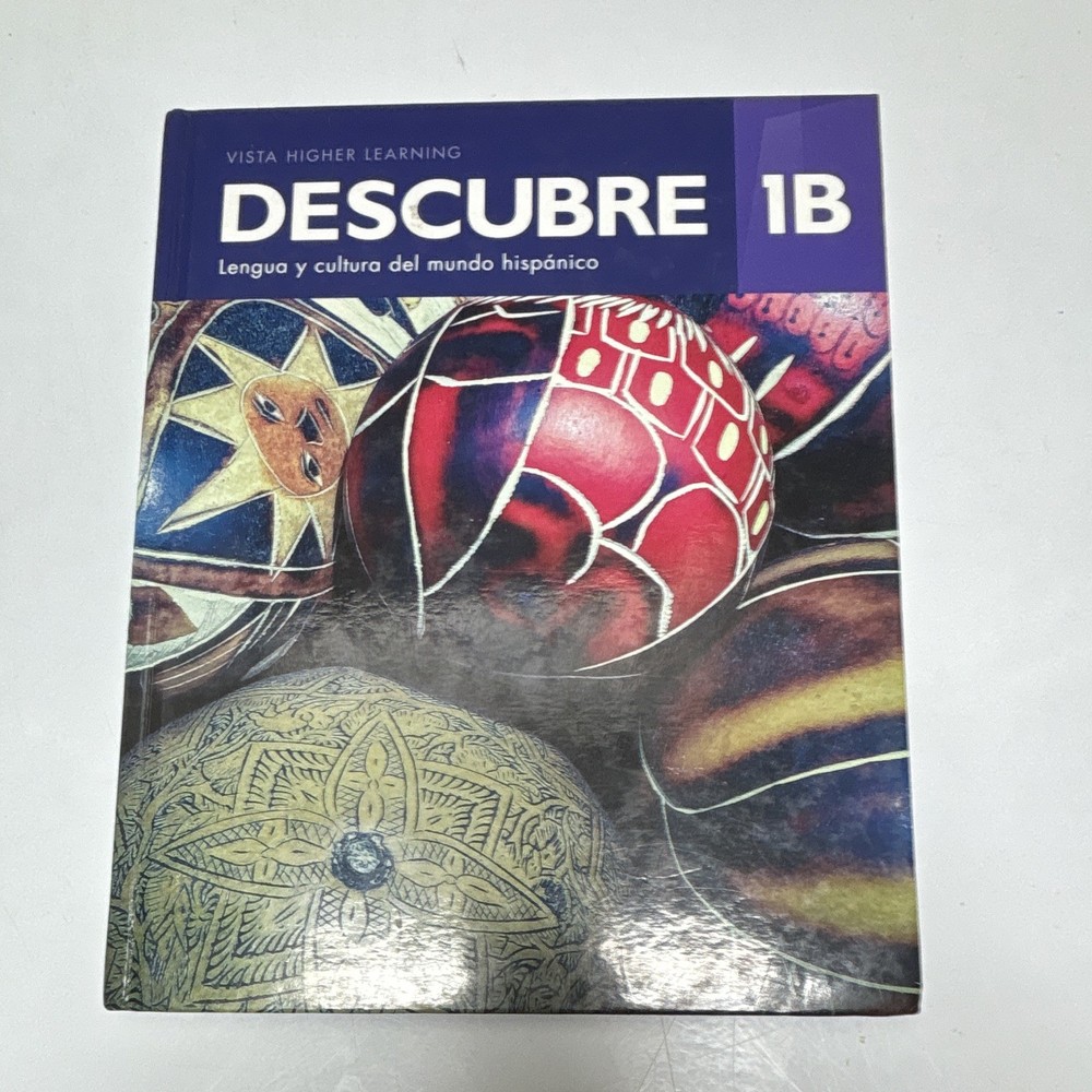 Vista Higher Learning Descubre 1B Spanish Language Course Book, Lengua y Cultura