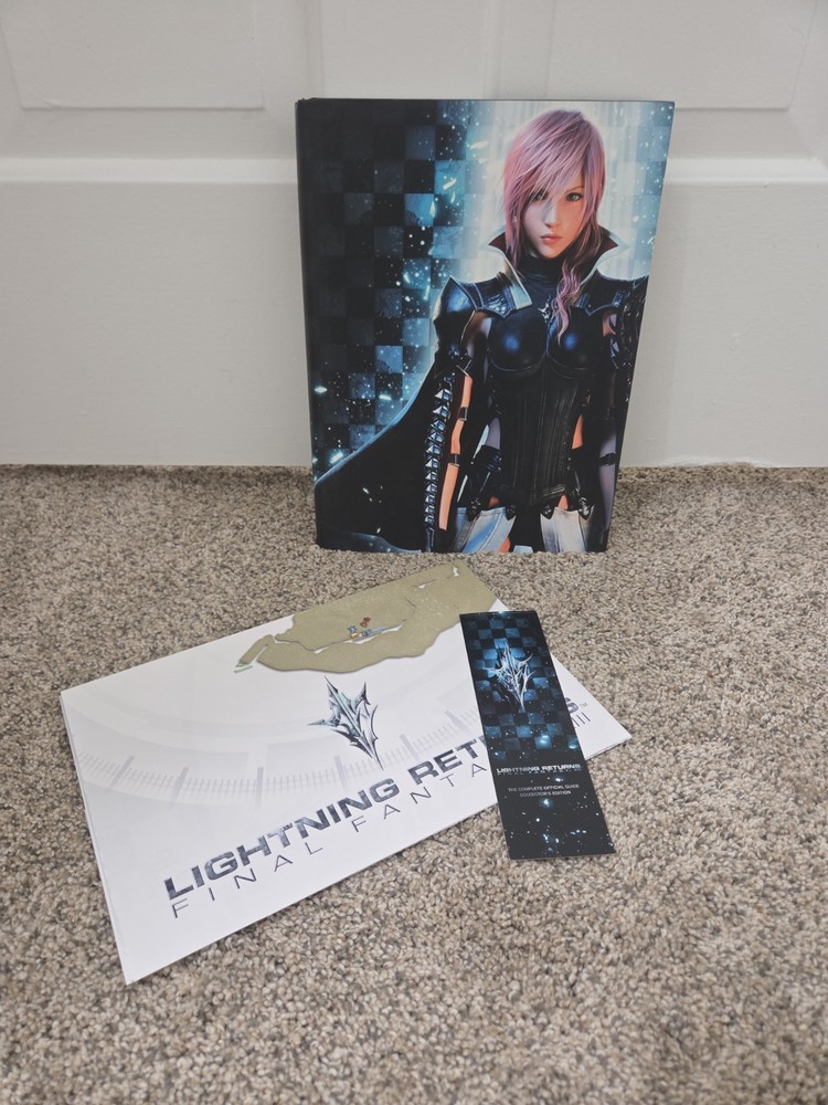 Lightning Returns: FFXIII Collector’s Edition Official Guide HC w/ Map Bookmarks