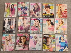 Teen Vogue Fashion Model Y2K Music Runway Magazine Lot Girls catalog Ad 2012